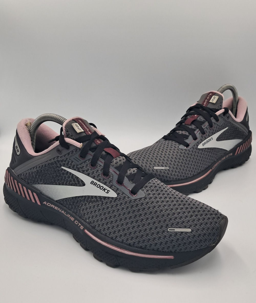 Size 9 -Brooks Adrenaline GTS 22 Pearl Black Metallic - 1203531B015